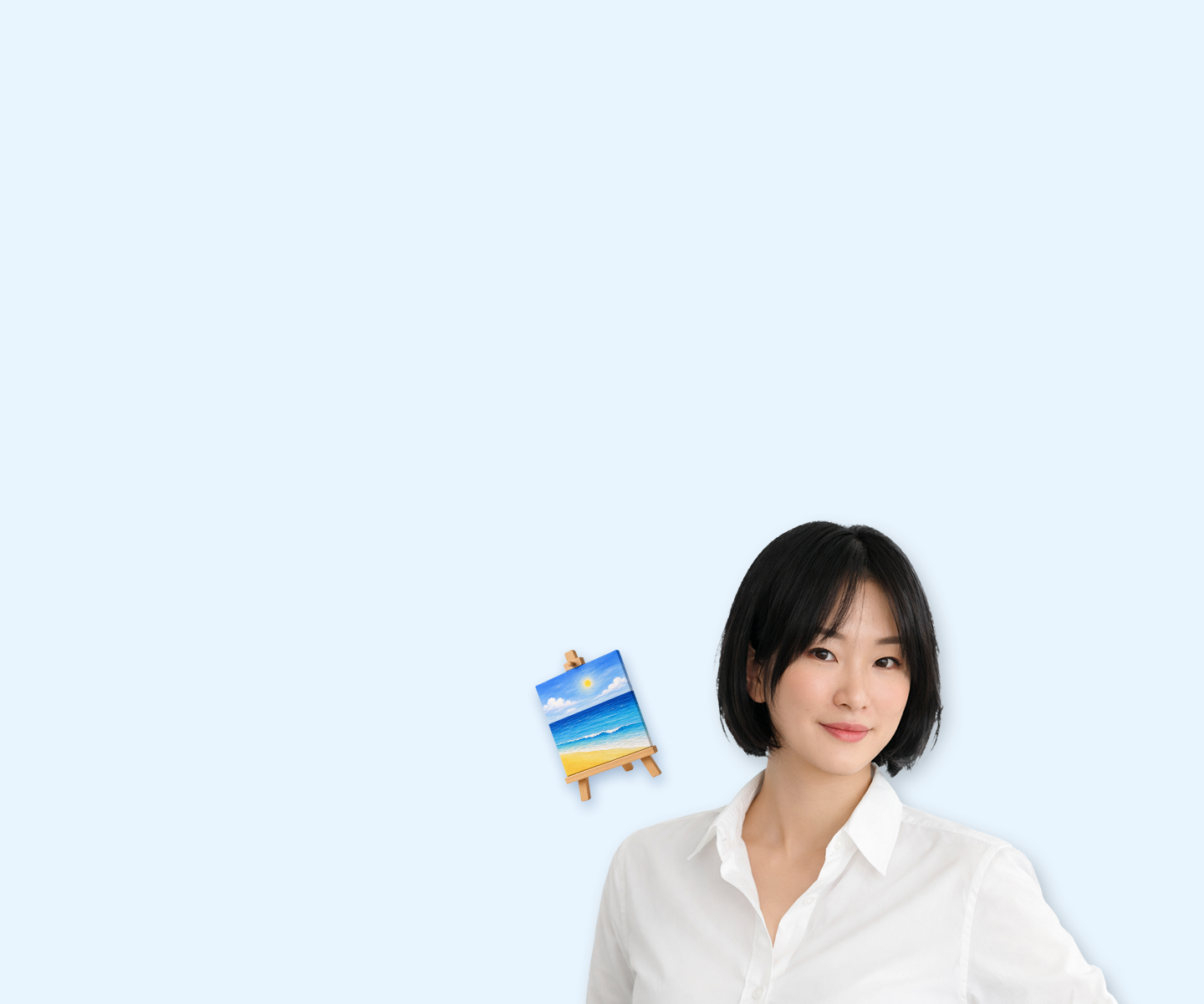 여름을 그리다: 아크릴 풍경화 클래스