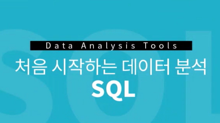 (폐강)처음 시작하는 데이터 분석, SQL